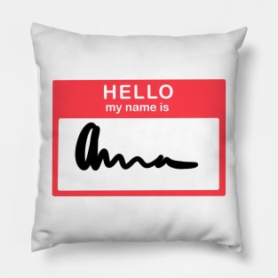 Hello, my name is Anna Pillow