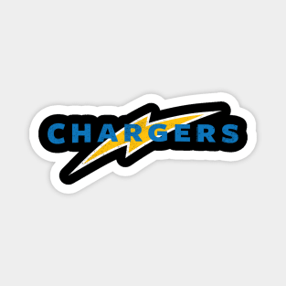 Los Angeles Chargers 4 by Buck Tee Magnet