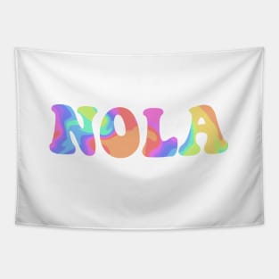 NOLA rainbow Tapestry