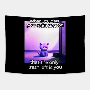 Funny Meme - Sarcastic Quote - Cat Tapestry