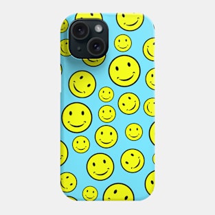 Smiley Face Seamless Pattern Phone Case