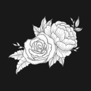 Rose and Peony T-Shirt