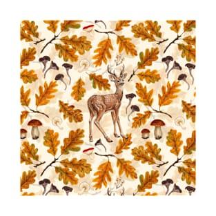 Deer in the autumnal forest T-Shirt