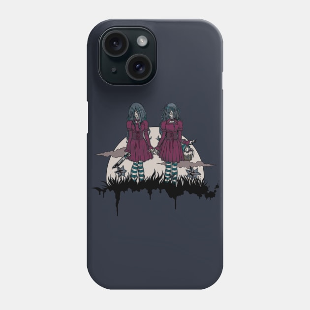 Beware...Creepy Girls Phone Case by Drakxxx