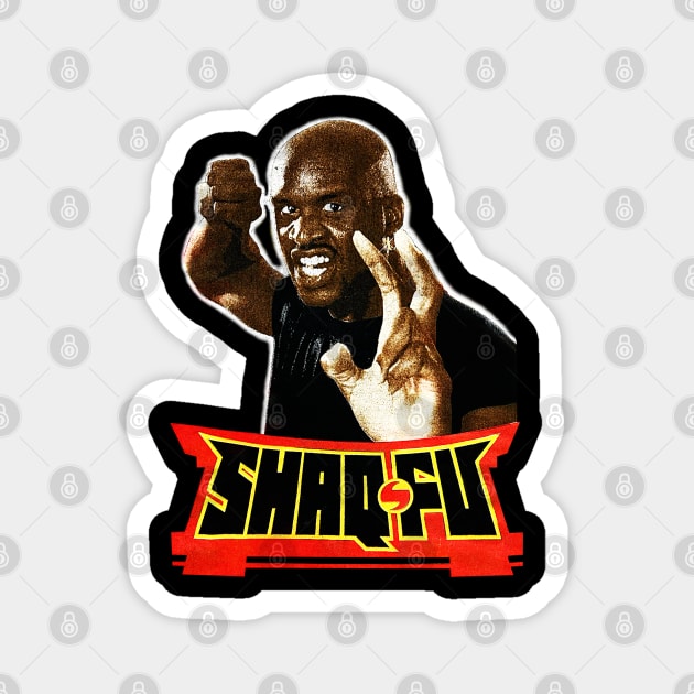 Shaq Fu - Shaquille O'Neal - Video Game Magnet by nicklower