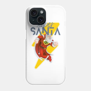 Retro vintage pink Santa Claus Christmas shirts holiday gift stickers Phone Case