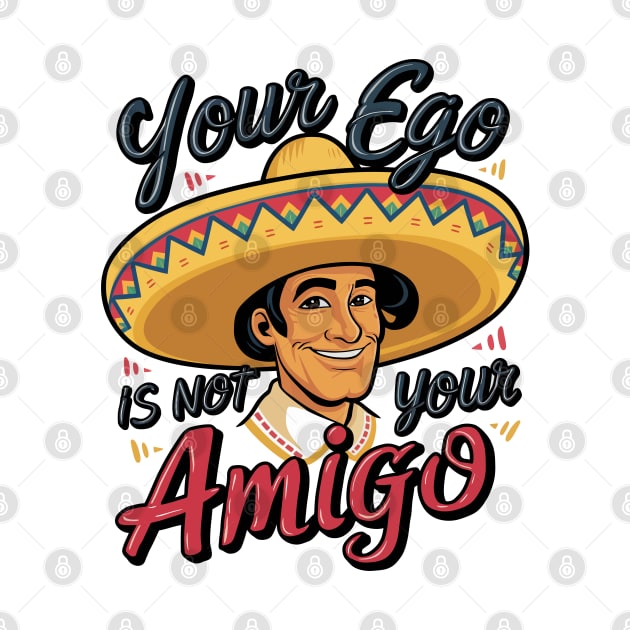 Your Ego Is Not Your Amigo by Custom Prints HD