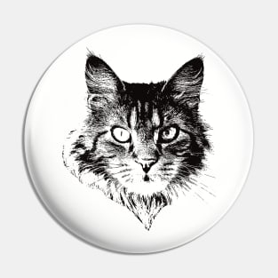 Maine Coon gift for Maine Coon Owners Pin