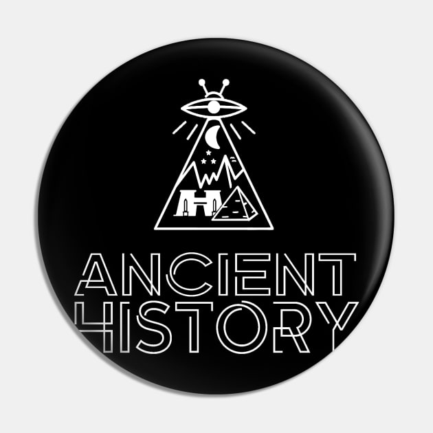 Ancient UFO Aliens Pyramid Ancient Astronaut Pin by ballhard