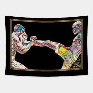 Sparta Front Kick Of Doom Tapestry