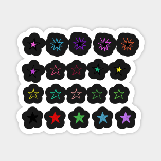 Retro Mini Star Pack Magnet