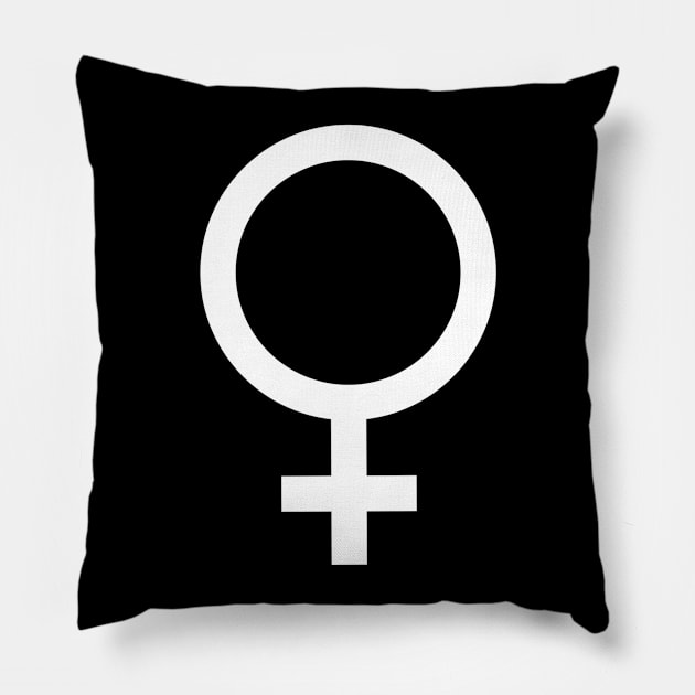 female <3 Pillow by elywick