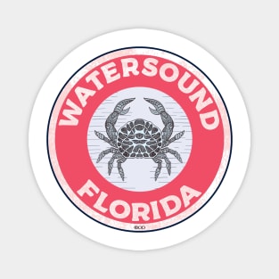 Watersound Florida Crab 30A 30 A Emerald Coast Walton County Magnet