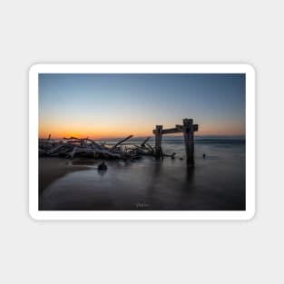 Cattle Jetty, Observatory Point, Point Nepean, Portsea, Mornington Peninsula, Victoria, Australia. Magnet