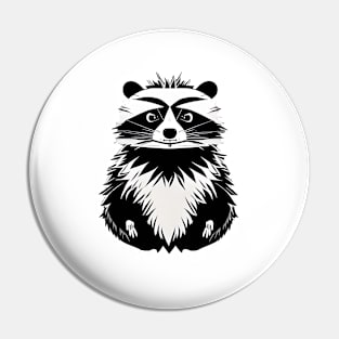 Goofy Raccoon Pin