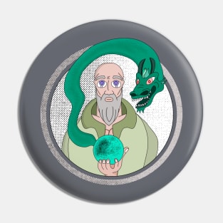 The Monk and the Dragon Pin