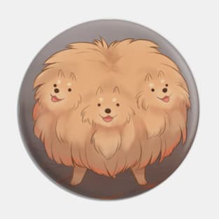 If Cerberus was a Pomeranian Pin