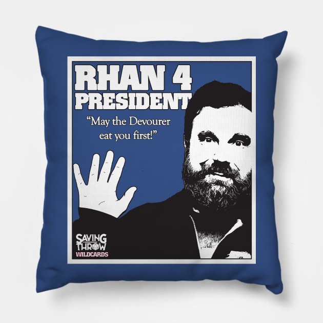 Rhan 4 Prez - Wildcards RPG Pillow by Saving Throw Loot