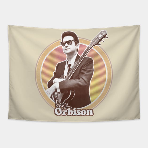 Roy Orbison /// Vintage Aesthetic Design Fanart Tapestry by DankFutura