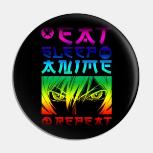 EAT SLEEP ANIME REPEAT Pin