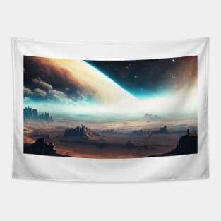 Alien Moon Tapestry