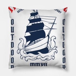 Pirate Sailing The Pirate Co Outdoor Lifestyle Nautical Pillow