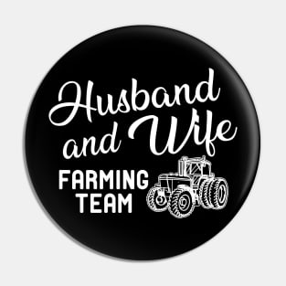 Husband and wife farming team Pin