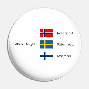 Polar nights in Scandinavia Pin