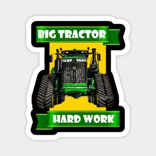 Big tractor hard work - green tractor Magnet