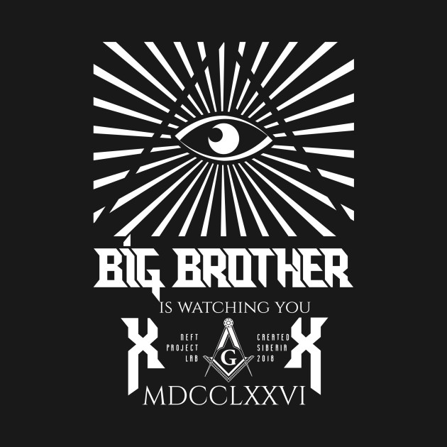 Big Brother, back print by NEFT PROJECT