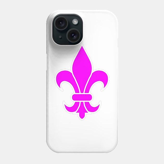 fleur de lis (pink) Phone Case by PabloDeChenez