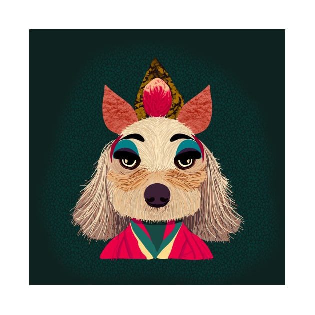 Drag queen dog by andybirkey