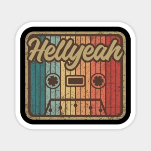 Hellyeah Vintage Cassette Magnet