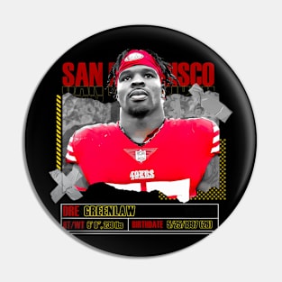 Dre Greenlaw Football Tapestry 1 Pin