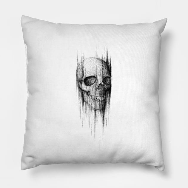 Skull Pillow by deavdeav