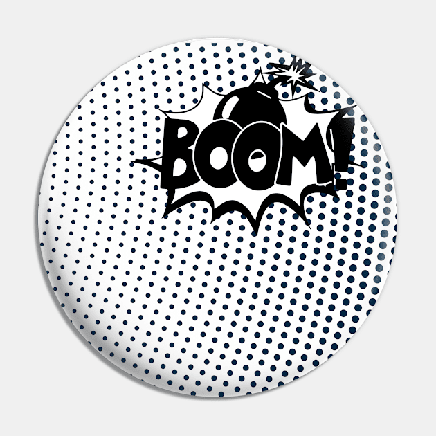 Boom! Comic Book Effects Pin by babydollchic