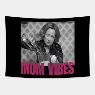 Vintage 90’s Mom Vibes Funny Mom Life Mother's Day Tapestry