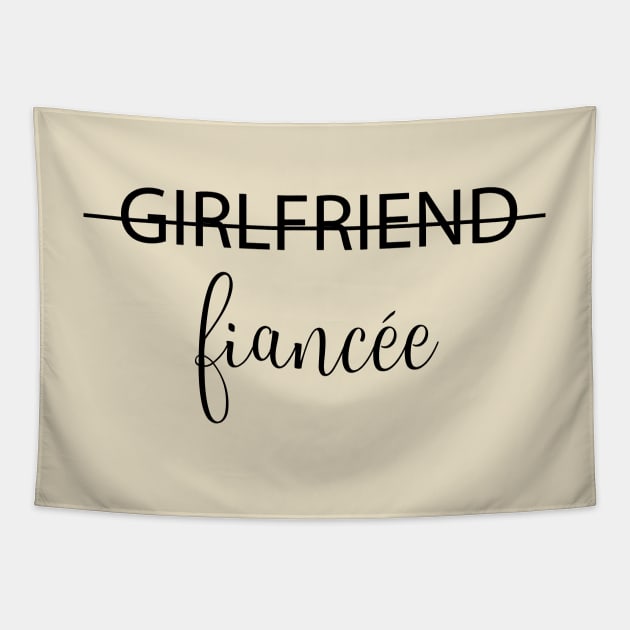 i'm fianceele -  engagement gifts-  engagement gifts for couple-  engagement-engagement shirt- engagement dress Tapestry by YOUNESS98