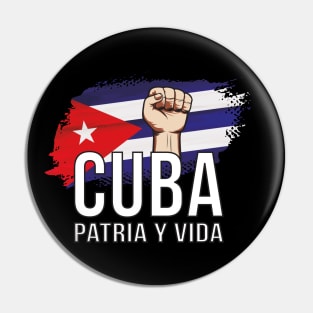 Cuba Patria Y Vida Pin