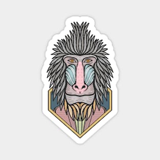 Mandrill Magnet