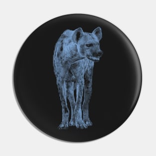 Hyena in Blue Pin