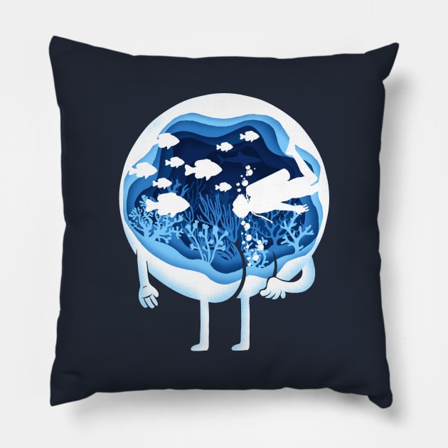 Bottom of The Sea Pillow by kookylove