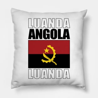 Flag of Angola Pillow