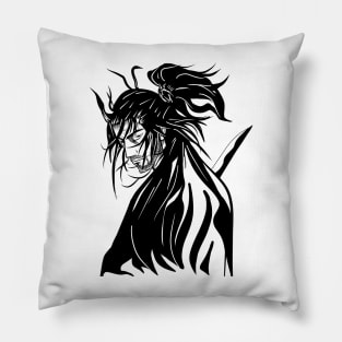 musashi miyamoto the vagabond ronin samurai ecopop art Pillow