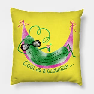 Cool As a Cucumber Pillow