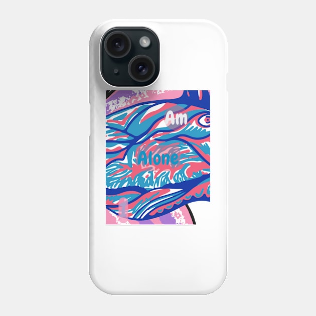 i am alone i am in dark mode Phone Case by ✪Your New Fashion✪