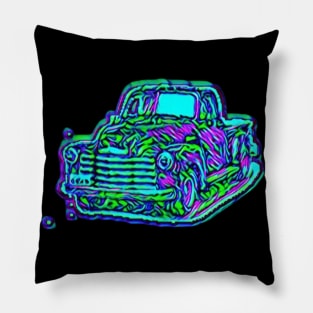 Old Truck art design Pillow