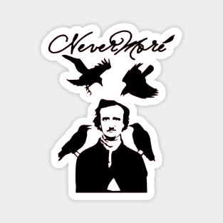 Edgar Allan Poe Nevermore Magnet