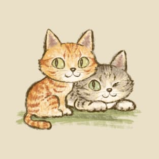 Two friendly cats T-Shirt