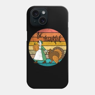 Thanksgiving Pilgrim and Turkey Phone Case